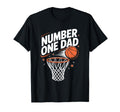 Number One Dad Basketball Father And T-Shirt - Aesthetic Graphic Men Women - T-Shirt, Sweatshirt, Hoodie