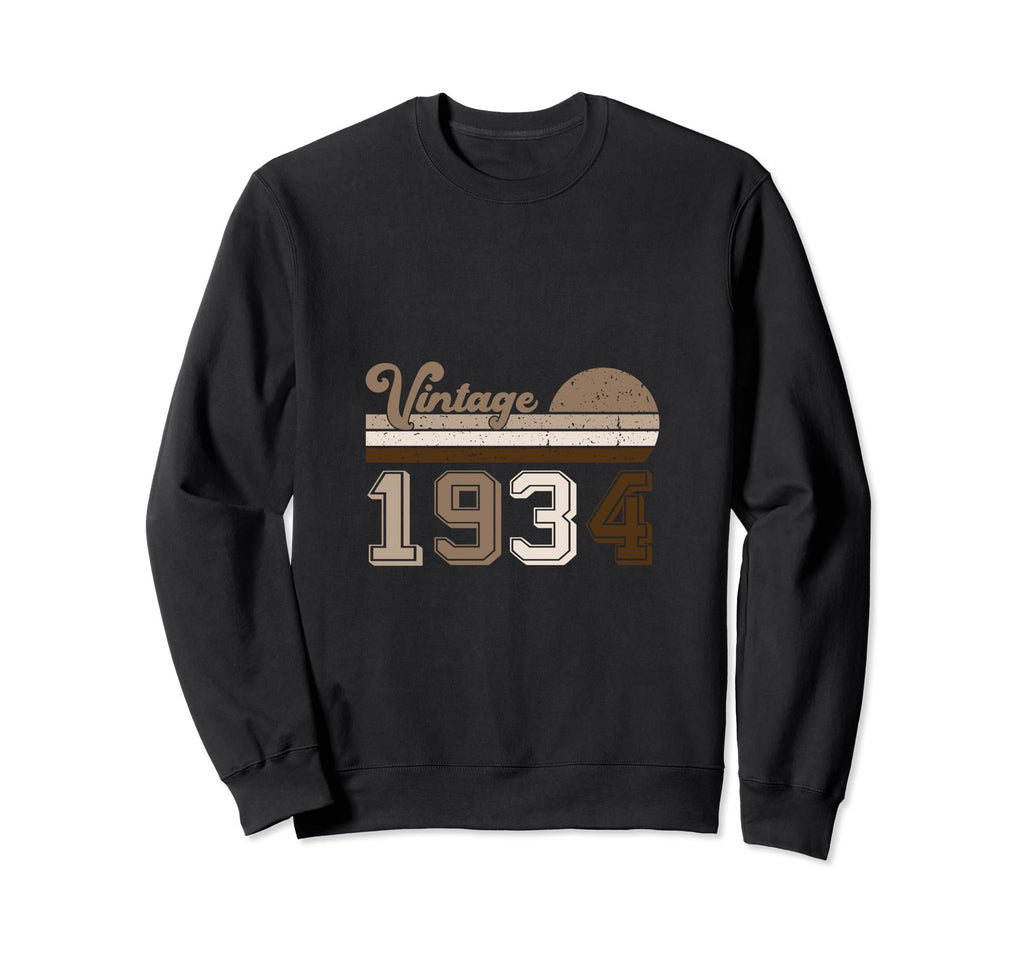 Year 1934 Gift Birthday Mom Dad Sweatshirt - Graphic Print Men Women - T-Shirt, Sweatshirt, Hoodie