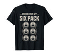Check Out My Six Pack Beer Joke T-Shirt - Aesthetic Graphic Men Women - T-Shirt, Sweatshirt, Hoodie