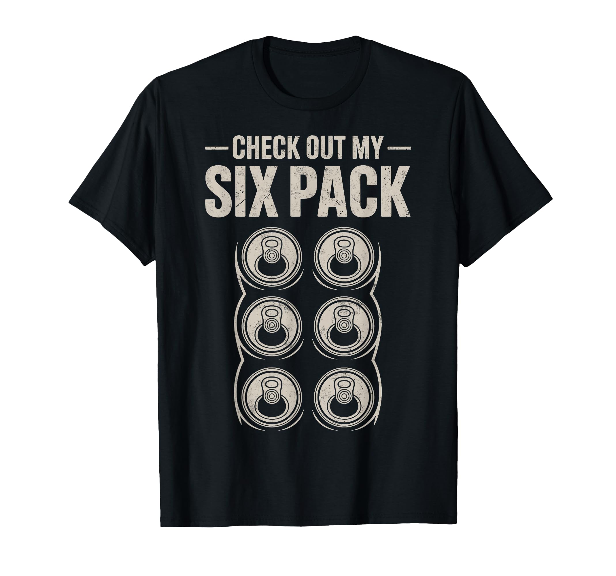 Check Out My Six Pack Beer Joke T-Shirt - Aesthetic Graphic Men Women - T-Shirt, Sweatshirt, Hoodie