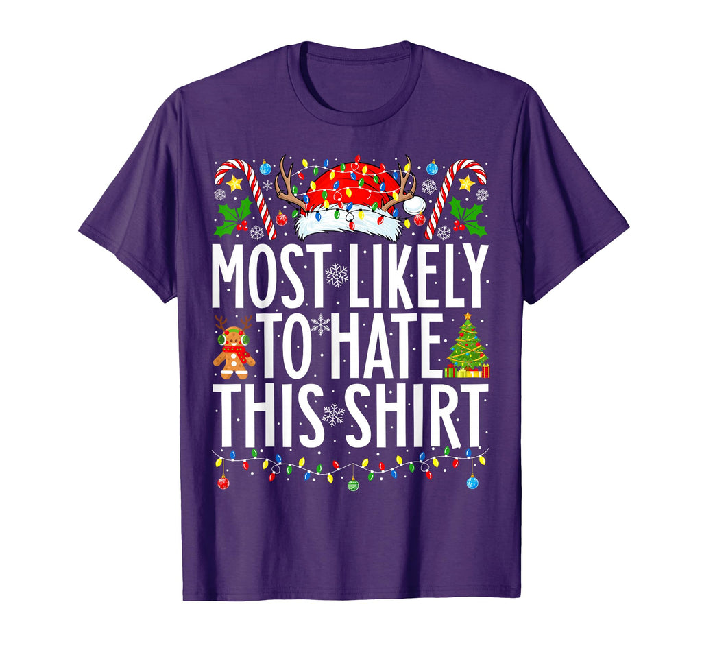 Most Likely To Hate This Family T-Shirt - Graphic Print Men Women - T-Shirt, Sweatshirt, Hoodie