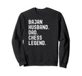 Bajan Husband Dad Chess Legend Sweatshirt - Custom Art Print Unisex - T-Shirt, Sweatshirt, Hoodie