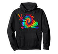 Peace Frog Tie Dye And Hoodie - Novelty Apparel Unisex - T-Shirt, Sweatshirt, Hoodie