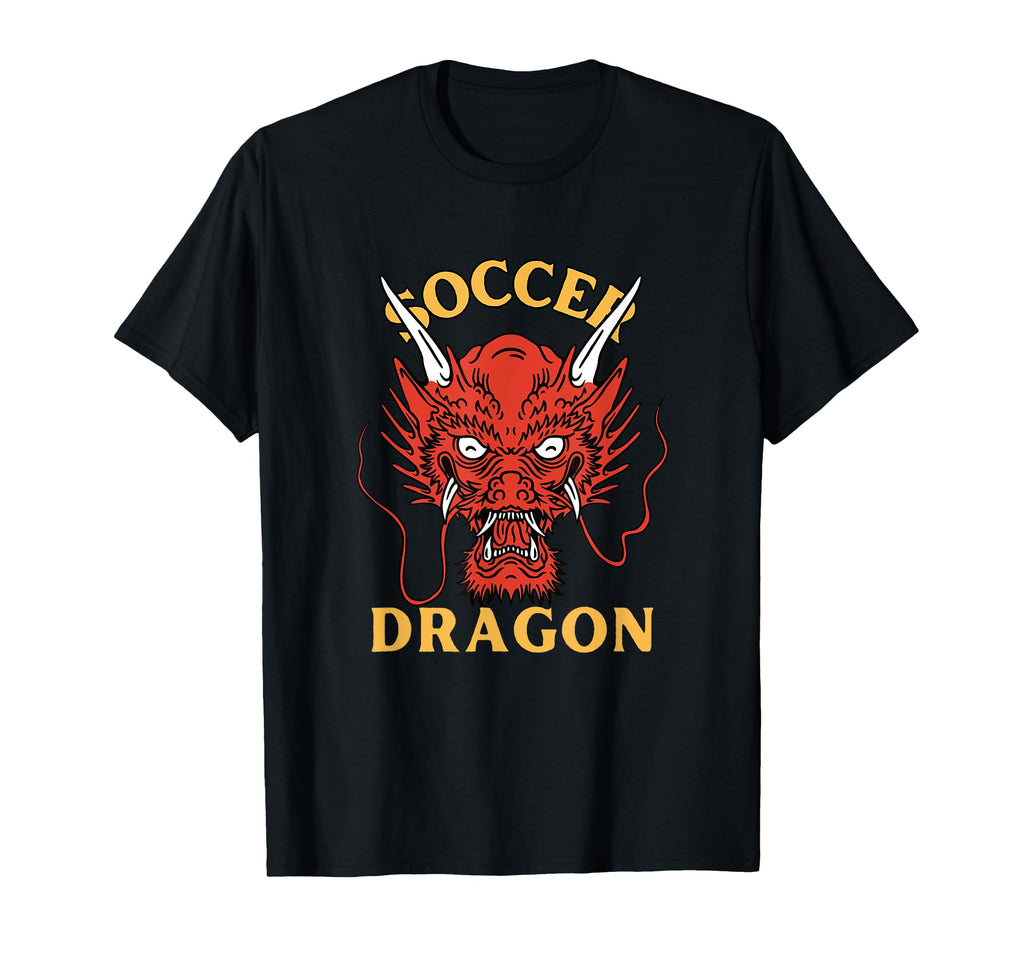 Soccer Dragon Fireball Football T-Shirt - Custom Art Print for Adults - T-Shirt, Sweatshirt, Hoodie