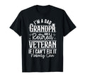 Dad Grandpa And Retired Veteran T-Shirt - Minimalist Print for Adults - T-Shirt, Sweatshirt, Hoodie