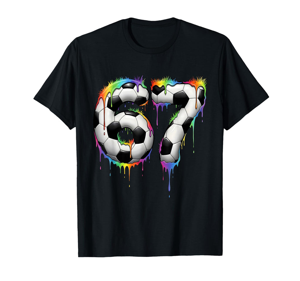 Soccer 67 Six Seven Funny Gen T-Shirt - Fun Novelty Design for Adults - T-Shirt, Sweatshirt, Hoodie
