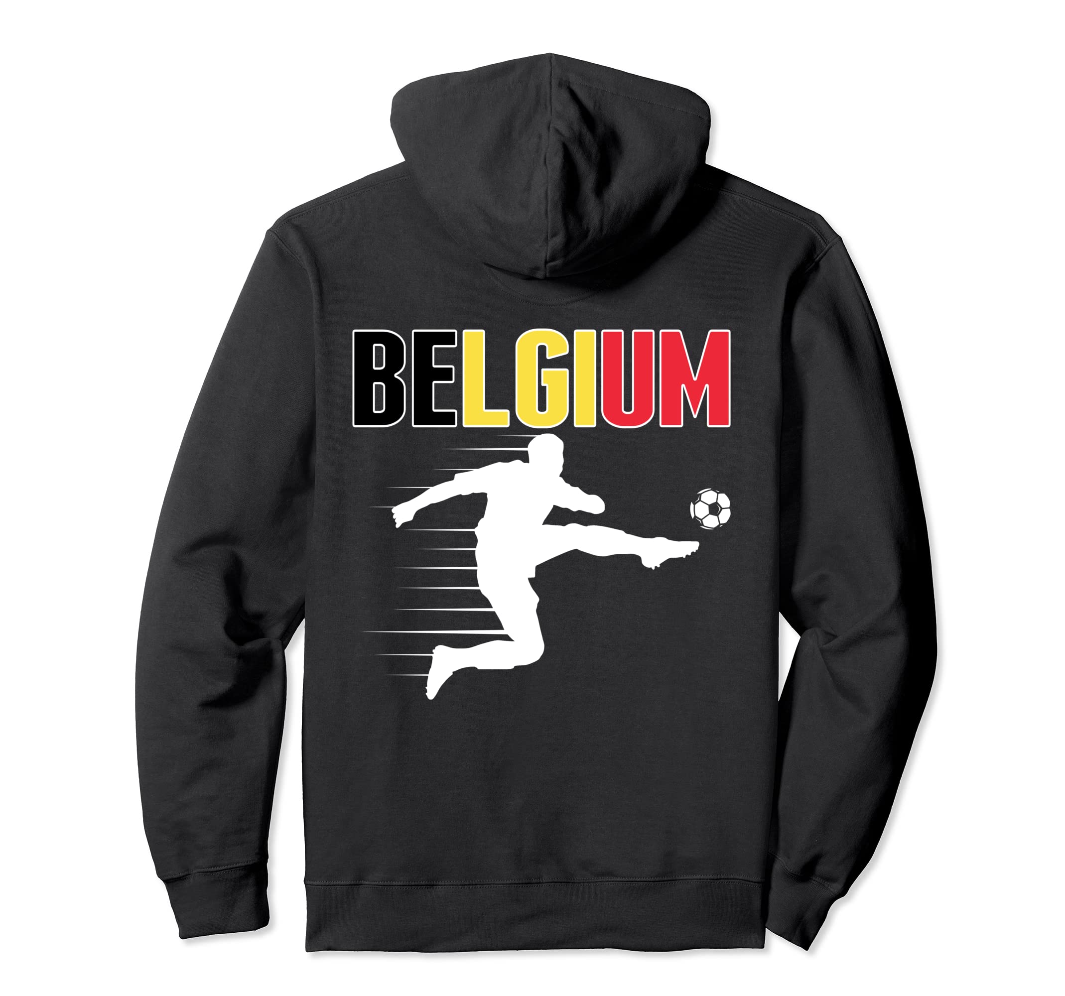 Belgium Soccer Fans Jersey Proud Belgian Hoodie - Graphic Print Unisex - T-Shirt, Sweatshirt, Hoodie