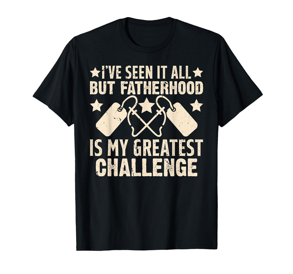 Fatherhood Is My Greatest Challenge T-Shirt - Aesthetic Graphic Men Women - T-Shirt, Sweatshirt, Hoodie