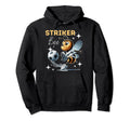 Striker Bee Soccer Enthusiast Hoodie - Minimalist Print Unisex - T-Shirt, Sweatshirt, Hoodie