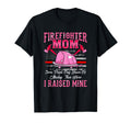 Firefighter Mom Hero I Raised Mine T-Shirt - Graphic Print for Adults - T-Shirt, Sweatshirt, Hoodie