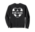 Ball Aunt Soccer Aunt Soccer Sweatshirt - Minimalist Print for Adults - T-Shirt, Sweatshirt, Hoodie