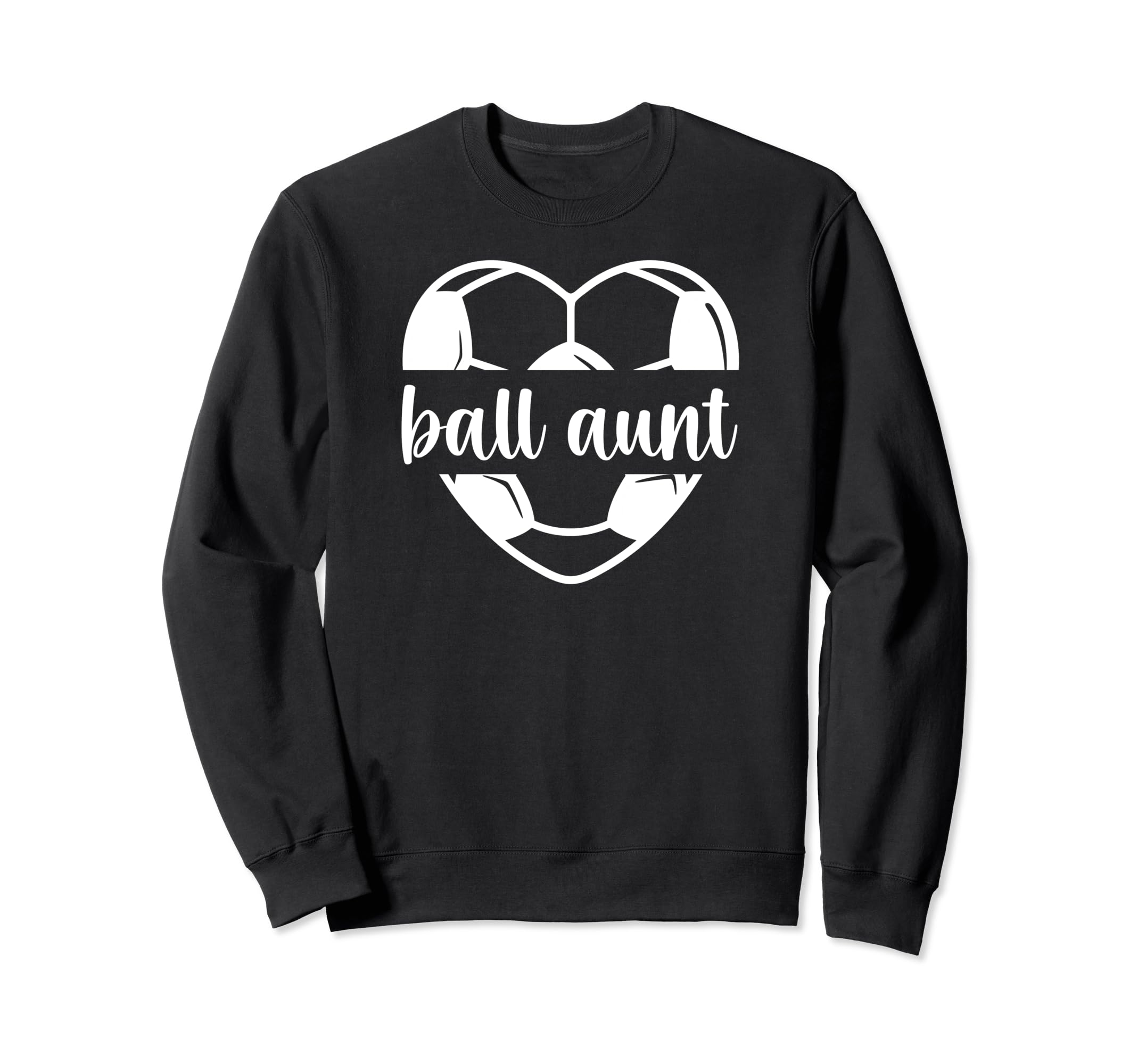 Ball Aunt Soccer Aunt Soccer Sweatshirt - Minimalist Print for Adults - T-Shirt, Sweatshirt, Hoodie