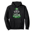 2024 Proud Dad Graduate I Green Hoodie - Fun Novelty Design for Adults - T-Shirt, Sweatshirt, Hoodie