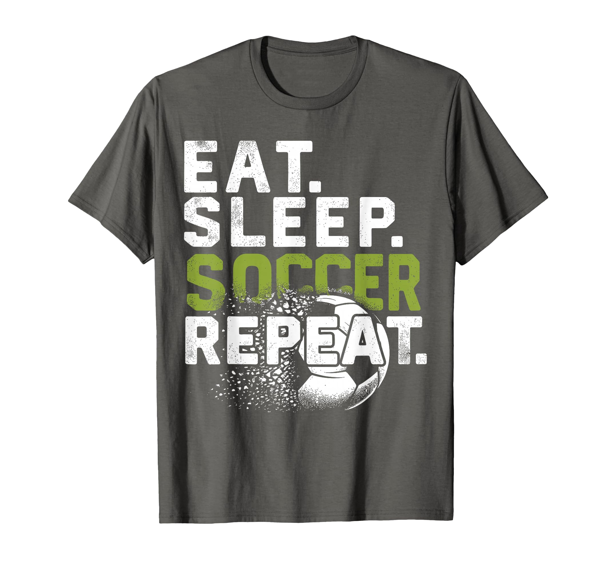 Funny Soccer Eat Sleep Soccer Repeat T-Shirt - Custom Art Print for Adults - T-Shirt, Sweatshirt, Hoodie