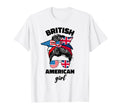 Half American And British T-Shirt - Casual Everyday Wear for Adults - T-Shirt, Sweatshirt, Hoodie