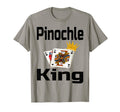 Pinochle King Card Game Dad Grandpa Winner T-Shirt - Trendy Graphic Unisex - T-Shirt, Sweatshirt, Hoodie