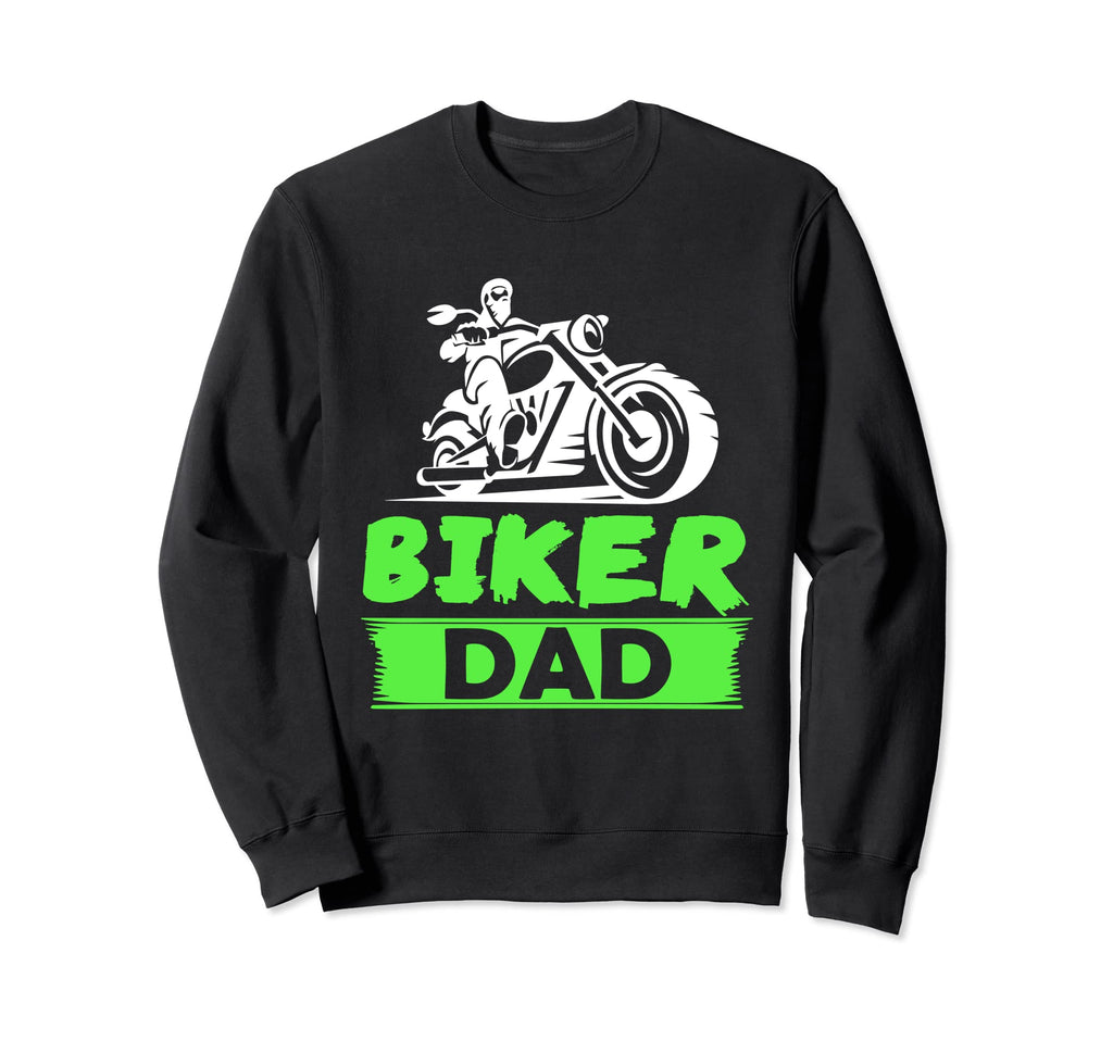 Bike Riding Tees Biker Dad Sweatshirt - Unique Graphic Unisex - T-Shirt, Sweatshirt, Hoodie