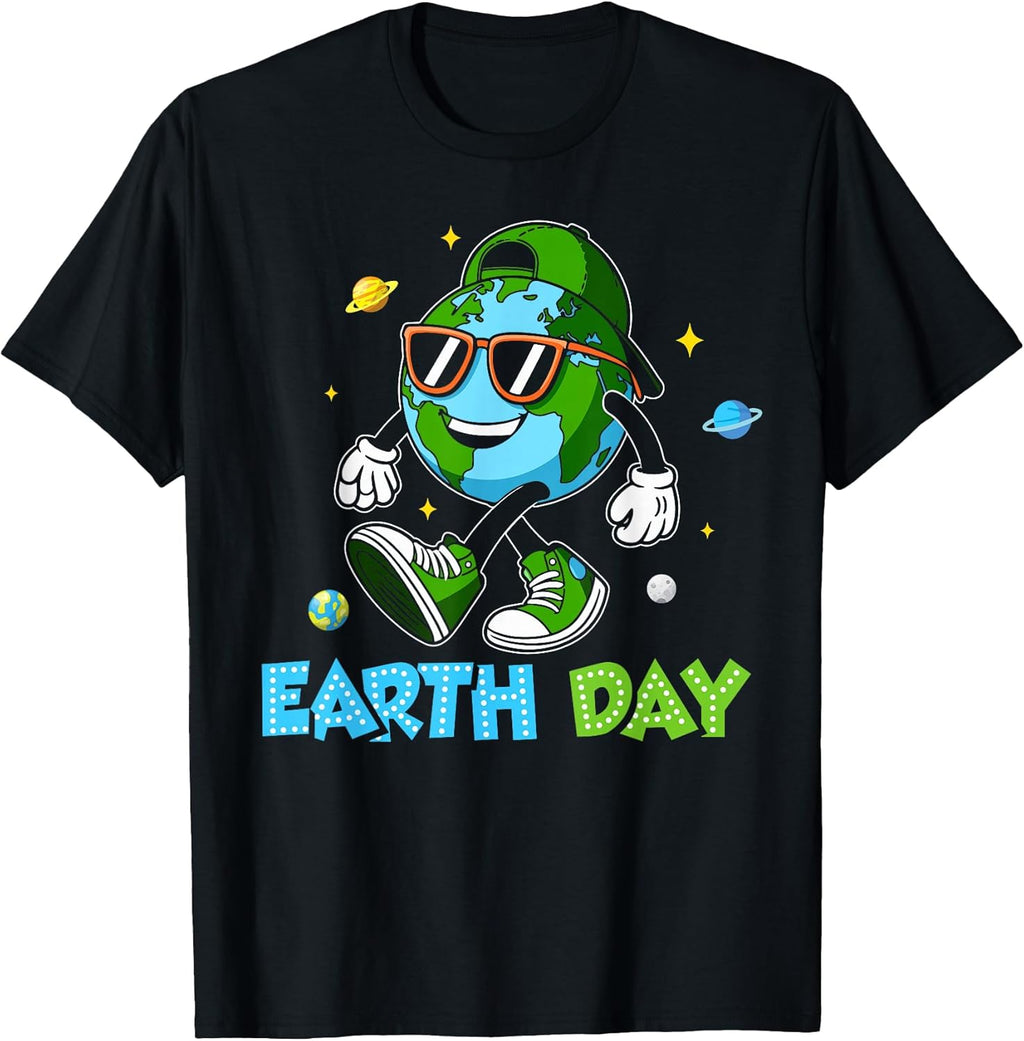 Happy Earth Day 2026 Funny Toddler Kids Boys Dab - Adult & Kids T-Shirts, Sweatshirts & Hoodies apparel design preview 1