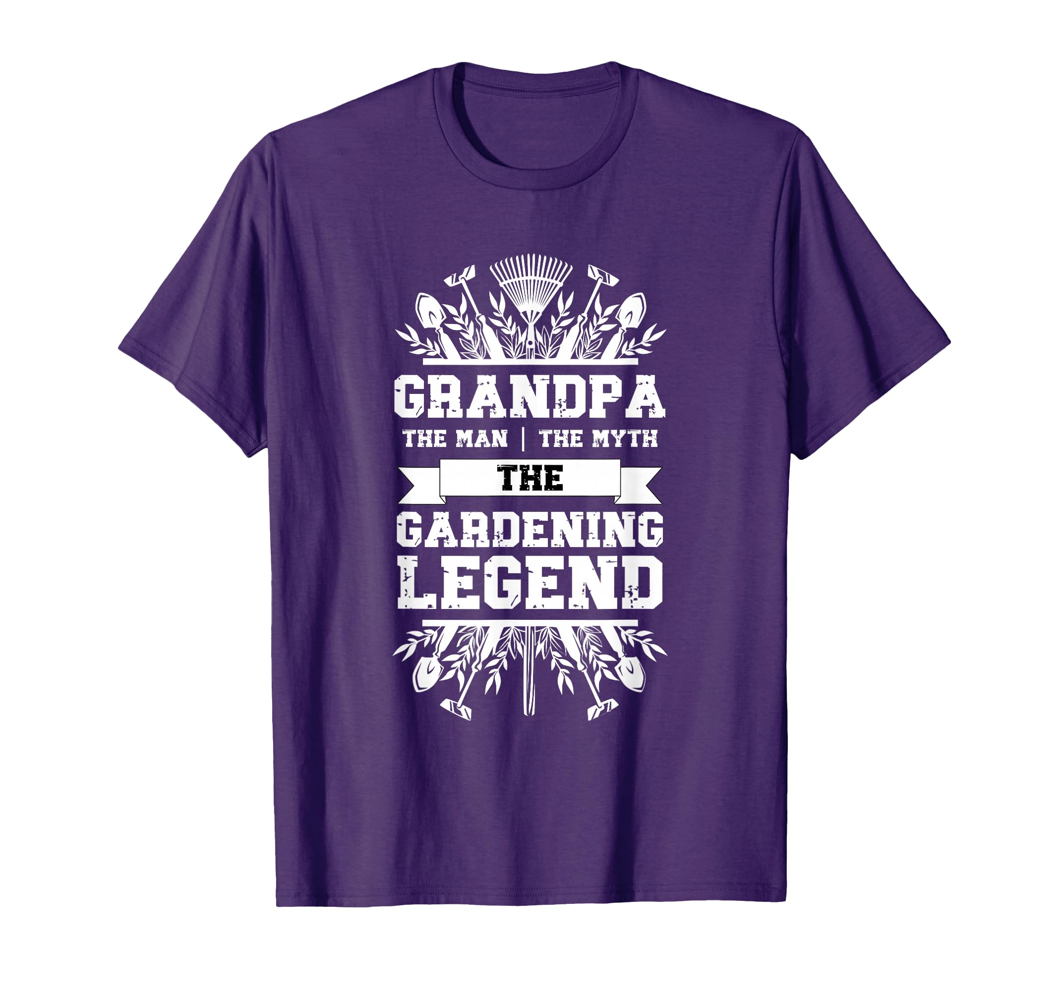 Gardener Grandpa Myth Gardening Legend T-Shirt - Graphic Print for Adults - T-Shirt, Sweatshirt, Hoodie