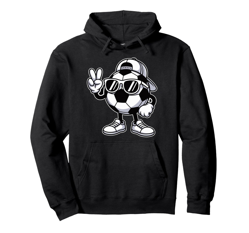 Soccer Ball Sunglasses Funny Soccer Hoodie - Aesthetic Graphic for Adults - T-Shirt, Sweatshirt, Hoodie