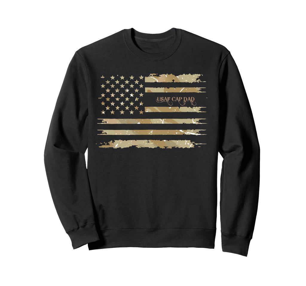 Usaf Cap Dad Proud Dad Military Sweatshirt - Custom Art Print for Adults - T-Shirt, Sweatshirt, Hoodie