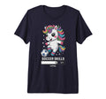 Unicorn Soccer Skills Loading Score T-Shirt - Aesthetic Graphic Men Women - T-Shirt, Sweatshirt, Hoodie