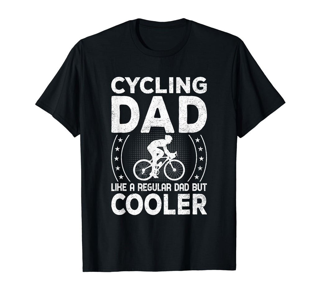 Father Bike Cycling Dad Like Regular Dad T-Shirt - Custom Art Print Unisex - T-Shirt, Sweatshirt, Hoodie