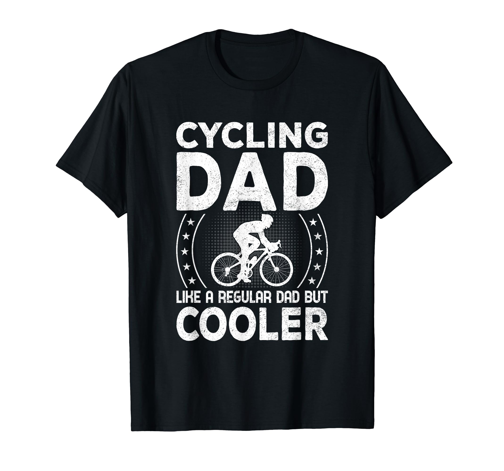 Father Bike Cycling Dad Like Regular Dad T-Shirt - Custom Art Print Unisex - T-Shirt, Sweatshirt, Hoodie
