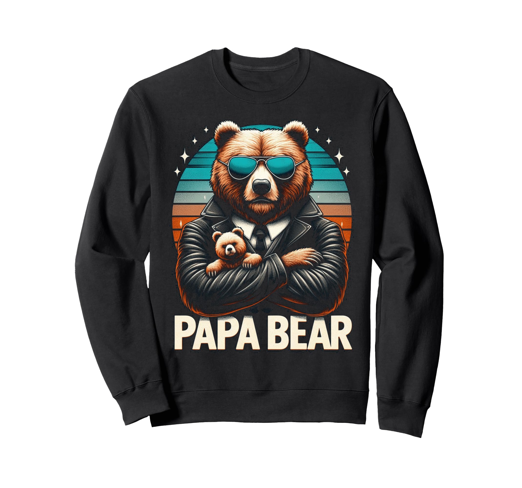 Papa Bear Funny Bears Animal Lover Sweatshirt - Unique Graphic for Adults - T-Shirt, Sweatshirt, Hoodie