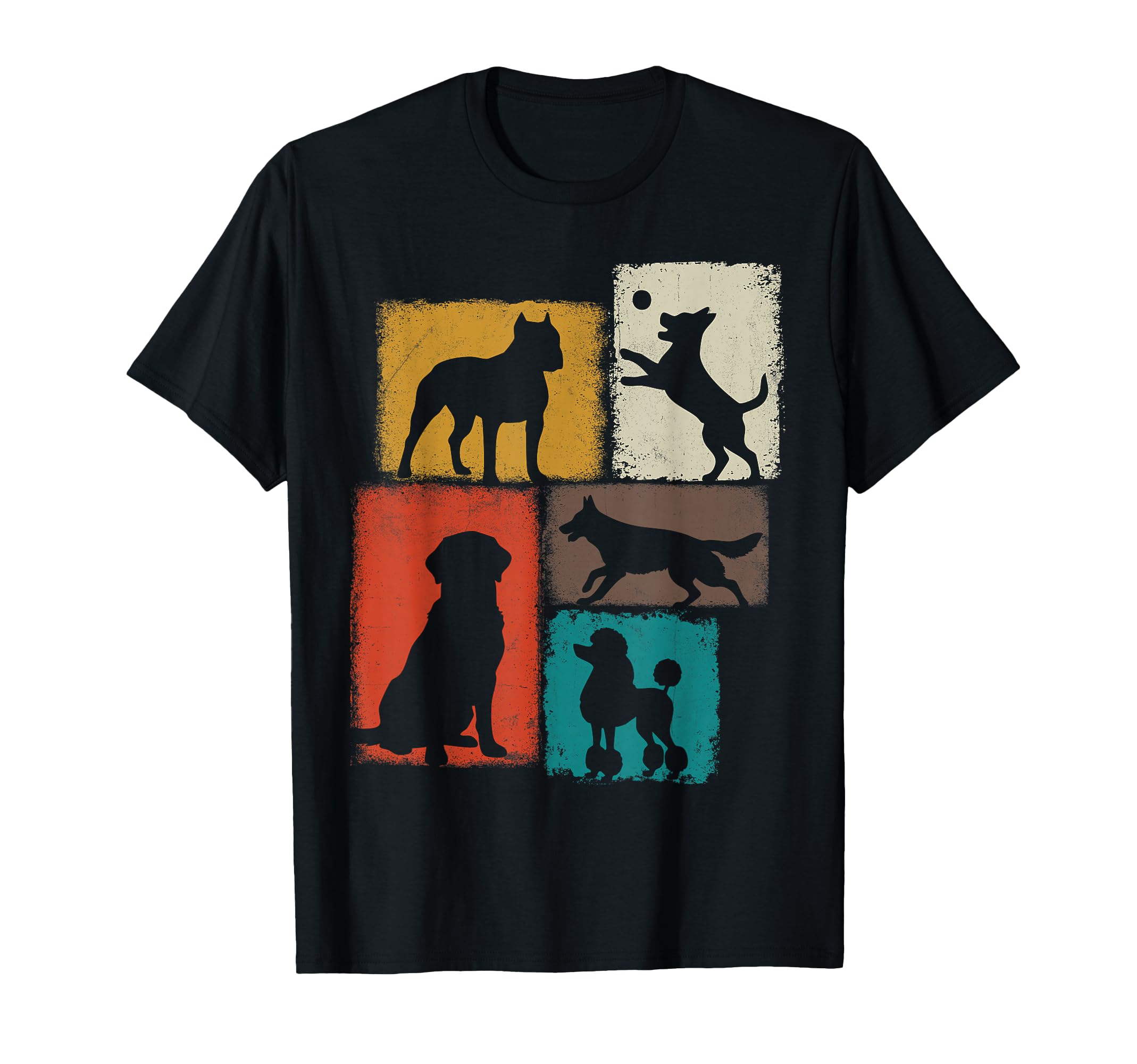 Dog Owner Collage Dad Mom Dogs Lover T-Shirt - Trendy Graphic Men Women - T-Shirt, Sweatshirt, Hoodie