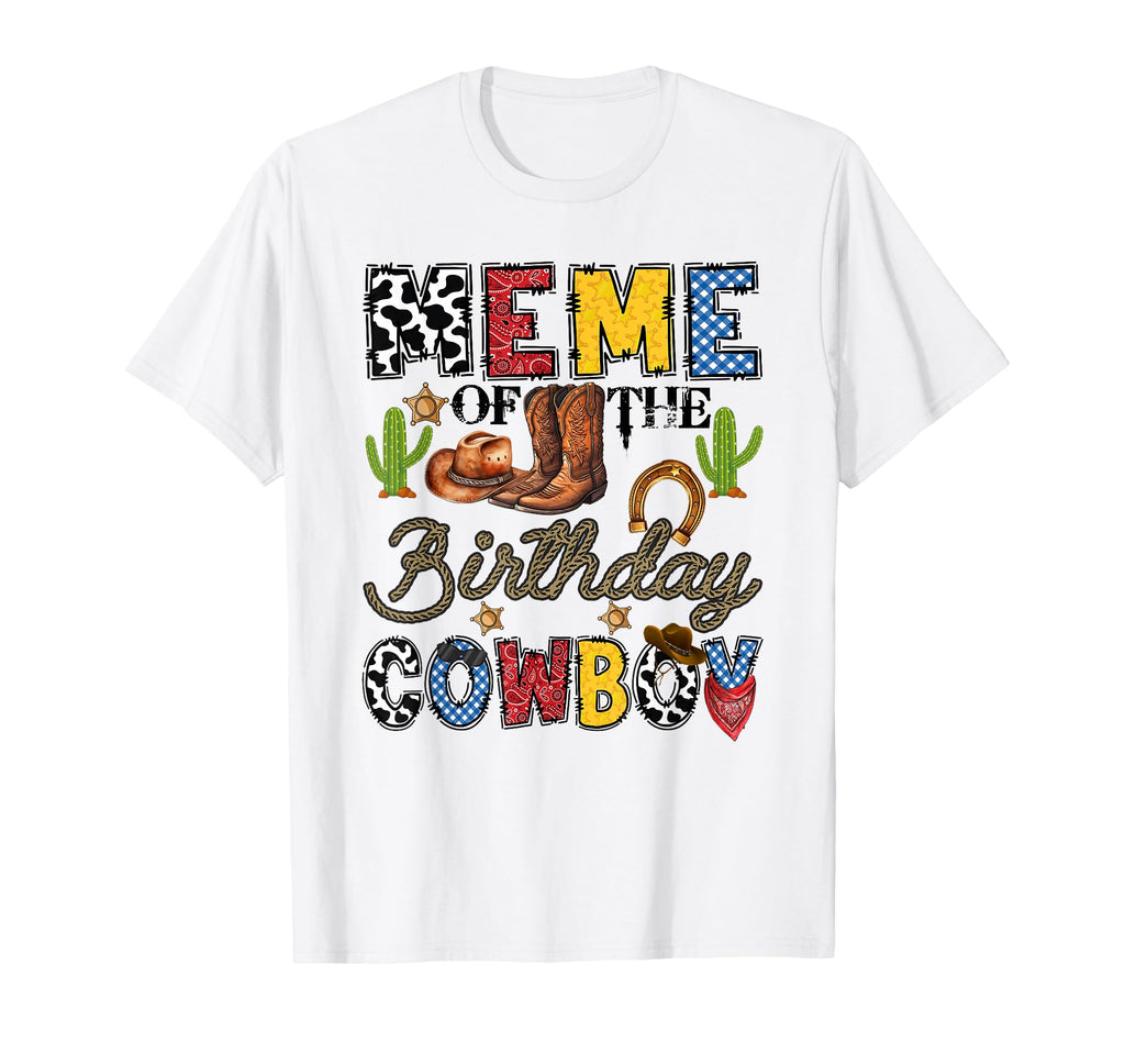 Meme Birthday Cowboy Western Birthday T-Shirt - Custom Art Print for Adults - T-Shirt, Sweatshirt, Hoodie