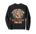 Father Son Bear Best Friends Life Sweatshirt - Aesthetic Graphic Men Women - T-Shirt, Sweatshirt, Hoodie