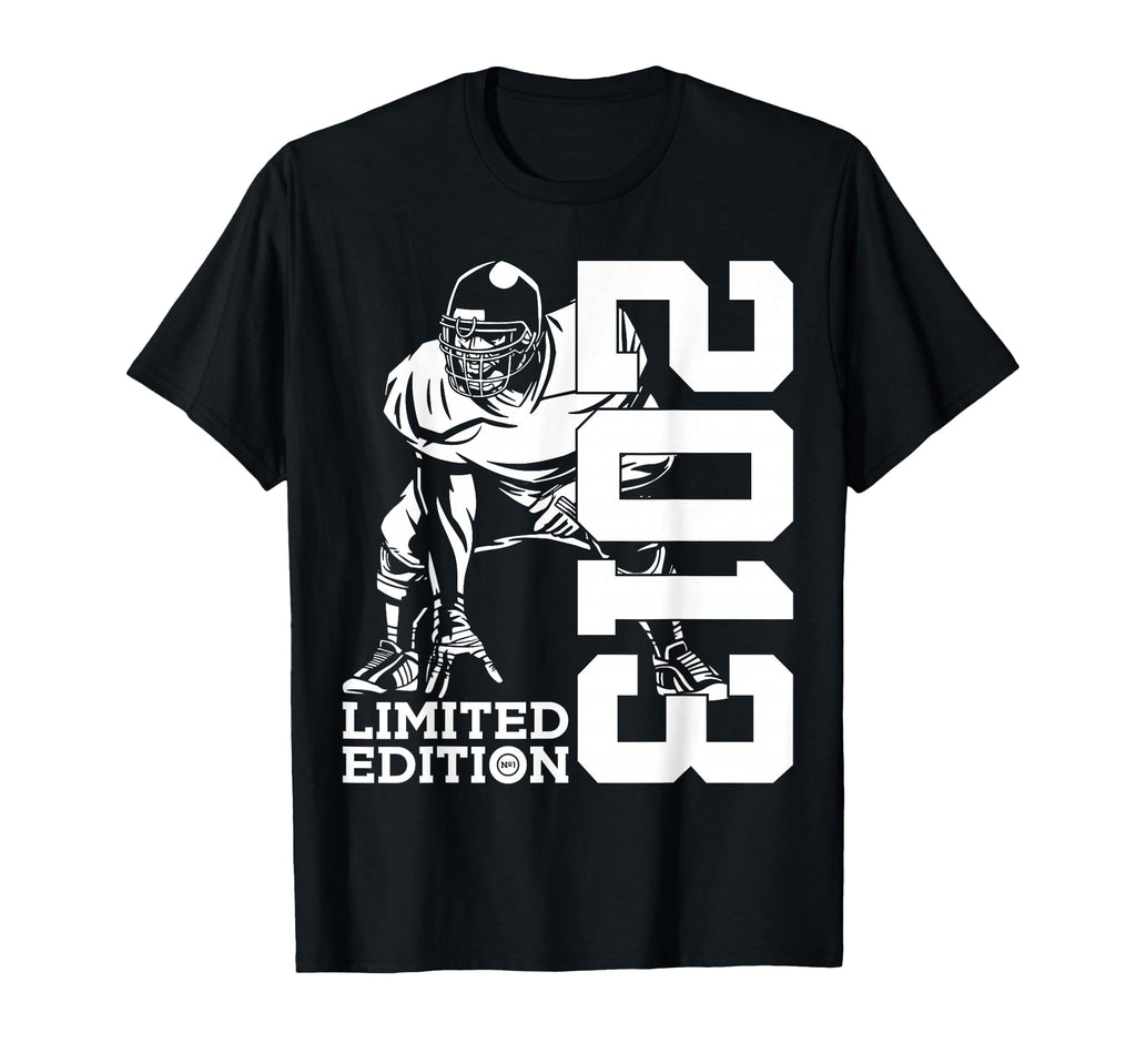 13Th Birthday Football 2013 Football T-Shirt - Graphic Print Unisex - T-Shirt, Sweatshirt, Hoodie