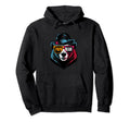 Mens Papa Bear Face Sunglasses Papa Bear Hoodie - Fun Novelty Design Unisex - T-Shirt, Sweatshirt, Hoodie
