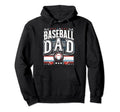 Baseball Dad Fathers Day Hoodie - Minimalist Print for Adults - T-Shirt, Sweatshirt, Hoodie