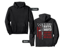 Daughter Gun Shovel Alibi Funny Mom Hoodie - Custom Art Print Men Women - T-Shirt, Sweatshirt, Hoodie