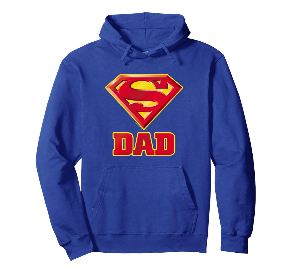 Superman Super Dad Hoodie - Casual Everyday Wear Men Women - T-Shirt, Sweatshirt, Hoodie