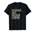 Fathers Day Husband Dad Welder Legend T-Shirt - Custom Art Print Unisex - T-Shirt, Sweatshirt, Hoodie