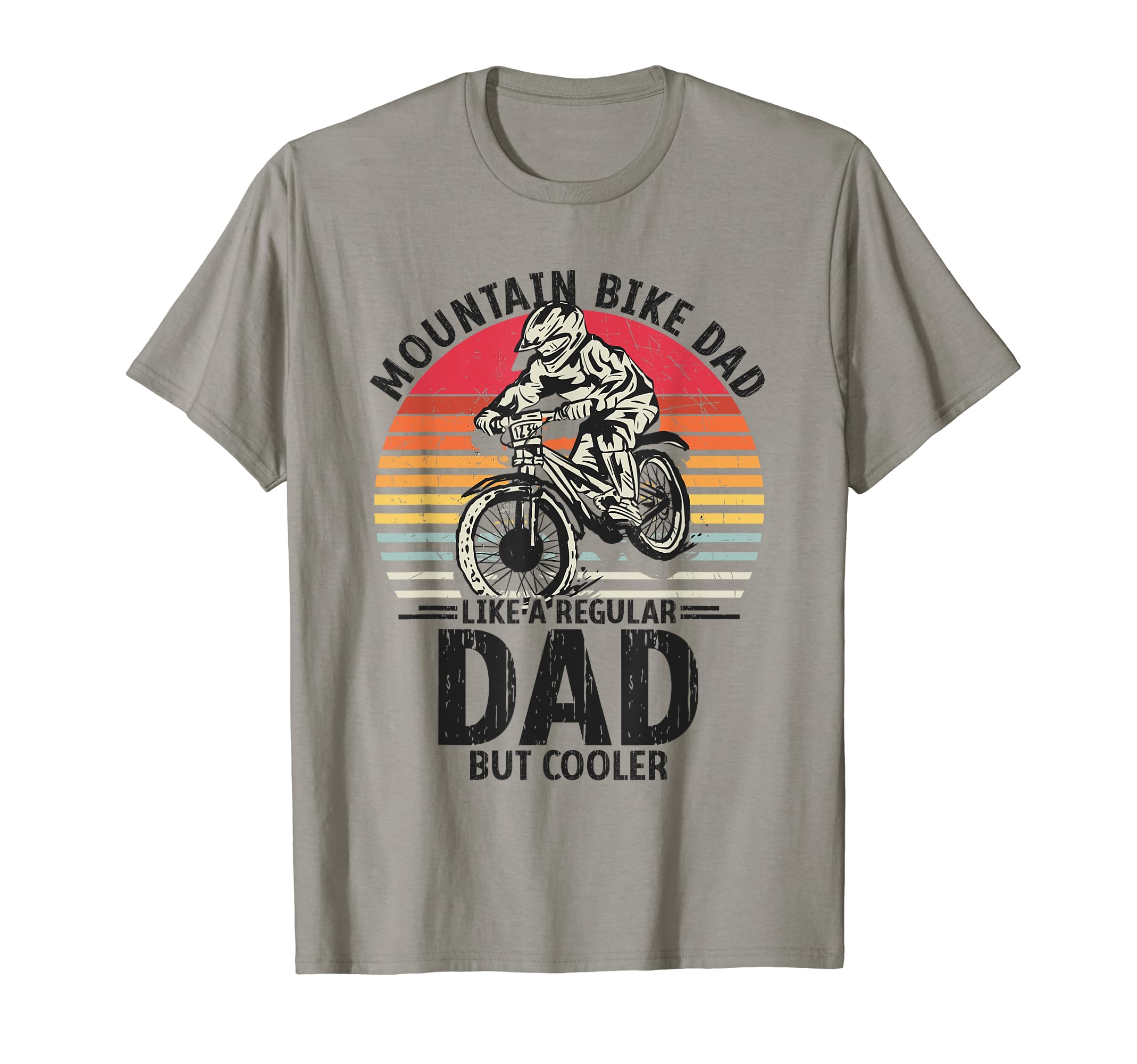 Cycling Dad Downhill Trail Biker Mountain T-Shirt - Novelty Apparel Unisex - T-Shirt, Sweatshirt, Hoodie