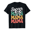 Groovy Soccer Football Player Mama Fan T-Shirt - Trendy Graphic for Adults - T-Shirt, Sweatshirt, Hoodie