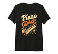 Mens Piano Dad Keyboard Musician Father T-Shirt - Aesthetic Graphic Unisex - T-Shirt, Sweatshirt, Hoodie