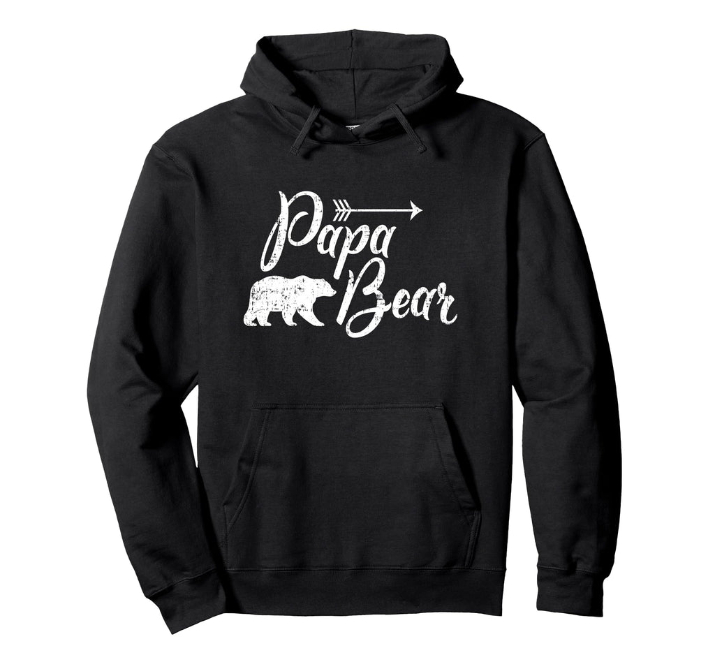 Papa Bear Hoodie - Aesthetic Graphic Men Women - T-Shirt, Sweatshirt, Hoodie