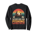 Sunset Fishing Dad And Son Fishing Sweatshirt - Novelty Apparel Men Women - T-Shirt, Sweatshirt, Hoodie