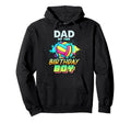 Dad Birthday Volleyball Matching Colorful Hoodie - Aesthetic Graphic Unisex - T-Shirt, Sweatshirt, Hoodie