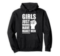 Just Wanna Have Manly Hoodie - Aesthetic Graphic for Adults - T-Shirt, Sweatshirt, Hoodie