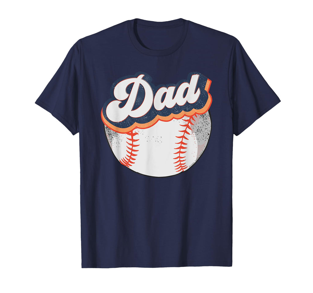 Dad Baseball Softball Dads Life Fathers Day T-Shirt - Trendy Graphic Unisex - T-Shirt, Sweatshirt, Hoodie