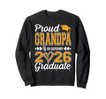 Proud Grandpa Awesome 2026 Graduate Sweatshirt - Unique Graphic Men Women - T-Shirt, Sweatshirt, Hoodie