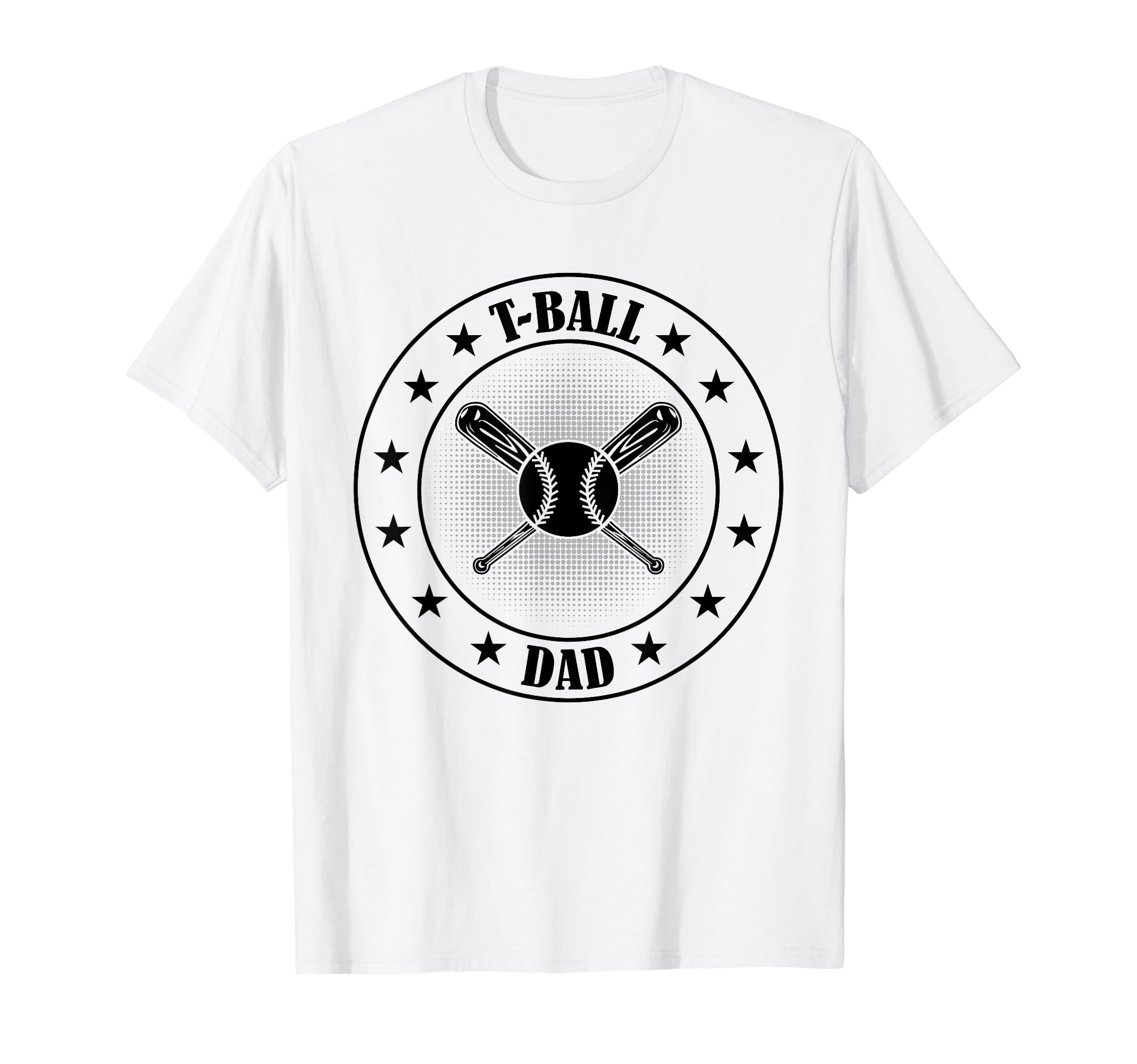 T Ball Dad Ball Player Daddy Teeball Game T-Shirt - Unique Graphic Unisex - T-Shirt, Sweatshirt, Hoodie