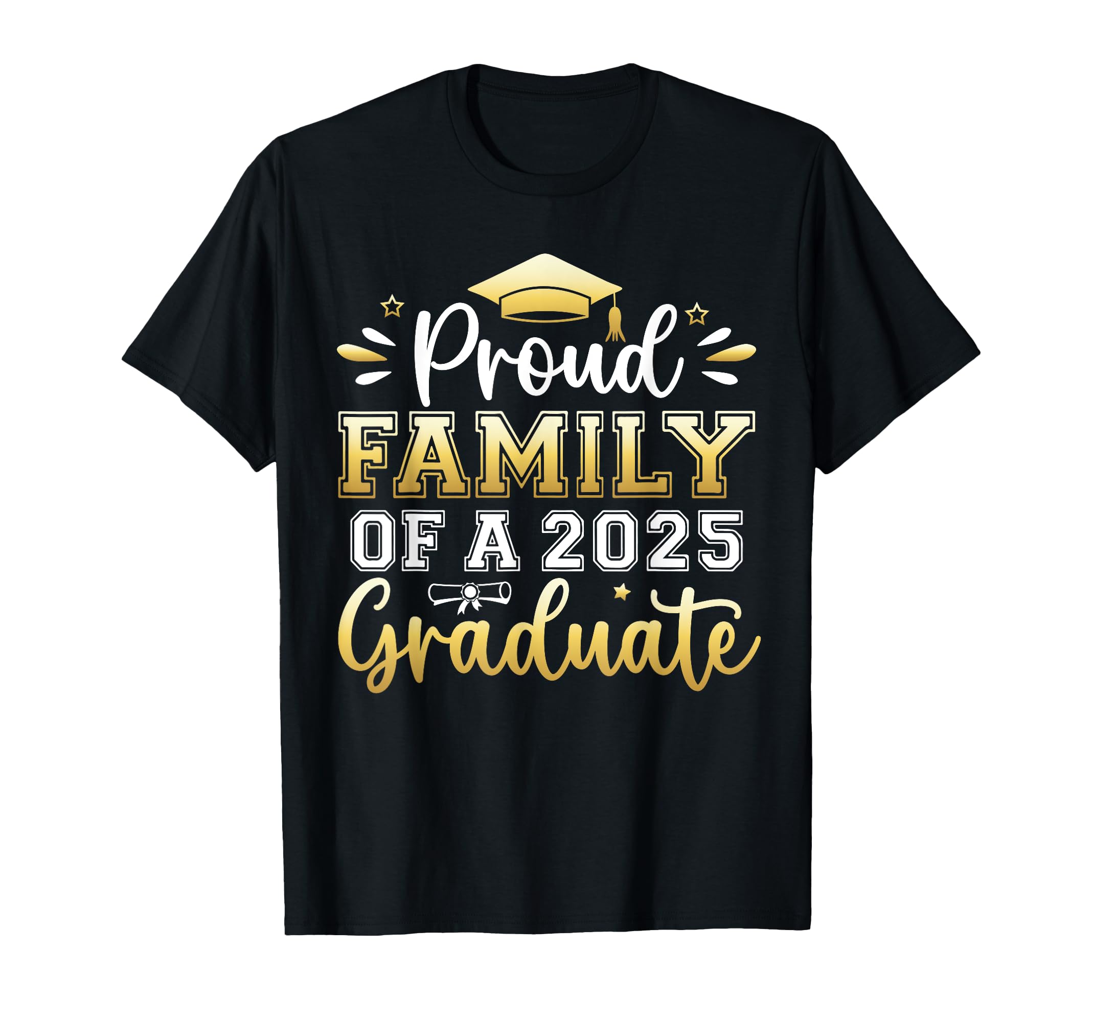 Proud Family 2025 Graduate Senior T-Shirt - Custom Art Print Unisex - T-Shirt, Sweatshirt, Hoodie