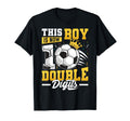 This Double Digits Soccer 10 Year T-Shirt - Aesthetic Graphic for Adults - T-Shirt, Sweatshirt, Hoodie